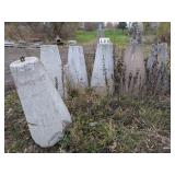 8 Concrete 42" Pylons