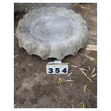 30" Aluminum Bird Bath Concrete Form