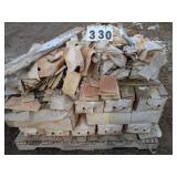 Pallet of 5" Rose Color Stone Facing