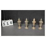 2 Pair Sterling Weighted Salt & Peppers