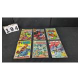 6 Assorted Marvel Comic Books