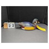 Drake Wooden Duck Decoy by Ralph DeGelleke