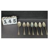 6 Sterling Spoons