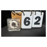 1992 Australia .999 Silver 1 Oz. Kookaburra