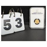 1925 D 2 1/2 Gold Indian MS61 NGC Certified