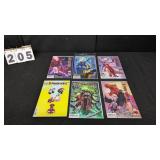 Marvel- 6 Edge of Spider-verse Comic Books