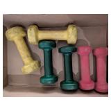 3 Pair 2,3 & 4 lb Dumbbells