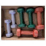 3 Pair 2,3 & 4 lb Dumbbells