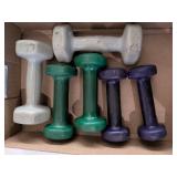 3 Pair 2,3 & 4 lb Dumbbells