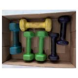 3 Pair 2,3 & 4 lb Dumbbells