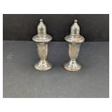 Pair Sterling Weight Salt and Pepper