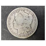 1891 O Morgan Dollar