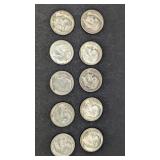 10 Silver Dimes