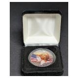 1922 Colorized Peace Dollar