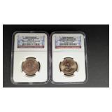 2-2007 First President  George Washington $1 NGC
