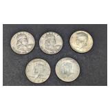 5-90% Silver Half Dollars