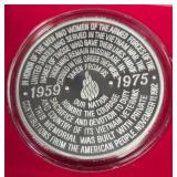 Vietnam Veterans Memorial Silver Dollar