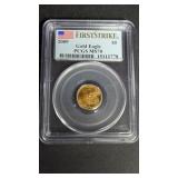 2009 Gold Eagle $5, PCGS MS70 First Strike