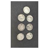 7 Silver Quarters