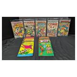 5 Marvel and 9 Whitman Comic Books