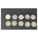 10 Silver Dimes