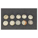 10 Silver Dimes