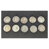 10 Silver Dimes