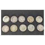 10 Silver Dimes
