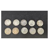 10 Silver Dimes