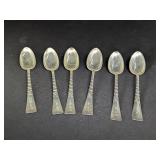 6-Sterling Spoons approx. 4.8 oz
