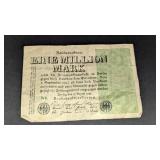 German 1 Million Mark Currency