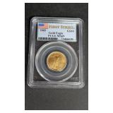 2005 G$10, Gold Eagle PCGS MS69 FIrst Strike