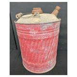 Painted Galvinized 5 Gallon Fuel Can Twist Top