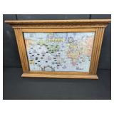 Howard Miller Oakcase World Time Clock