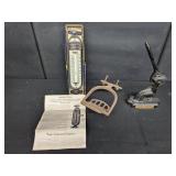 Vintage Carriage Step, Hermometer, Eyelit Press