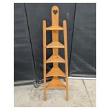 50" Graduated Wooden Shelf Unit