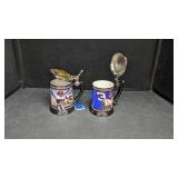 2-Franklin Mint Tankard Dale Earnhardt