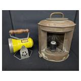 Copper Converted Gas Lantern & Flashlight