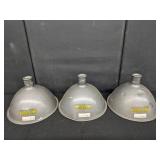 3 Smith-Victor Industrial Lamp Shades