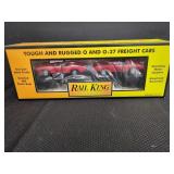 MTH RailKing Auto Transport Flatcar w/ ï¿½68 GTOs