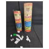 Vintage Block City Building Set in Tubes