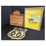 Route 66 and Corvette Display Items Collection