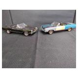 Two Die-Cast Convertible Car Models