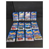 12 Hot Wheels Die-Cast Cars