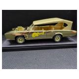 Monkees Custom Gold Model Car in Display Base