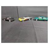 Three Pontiac GTO Diecast Car Models