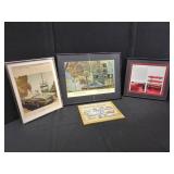 Framed Vintage Pontiac Advertisements