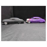 Two 1:18 Scale Custom Diecast Cars