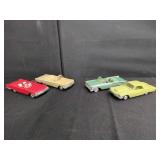 Four Composite Model Cars