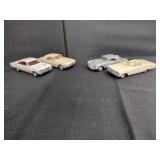 Four Vintage Composite Model Cars
